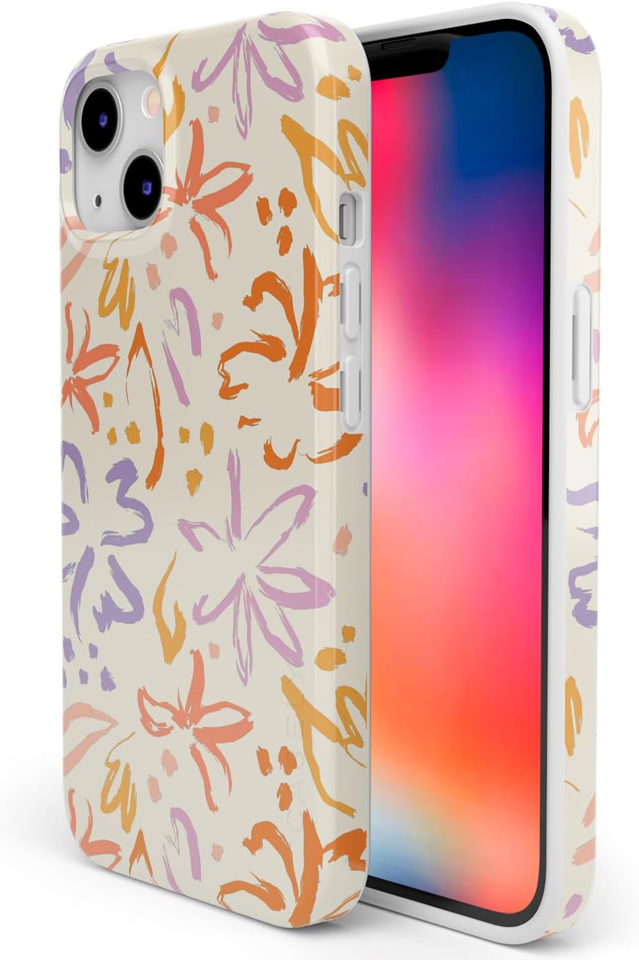 Casely iPhone 13 Case | Hibiscus Blooms | Hawaiian Floral | Compatible with MagSafe | Classic Ultra Slim Design