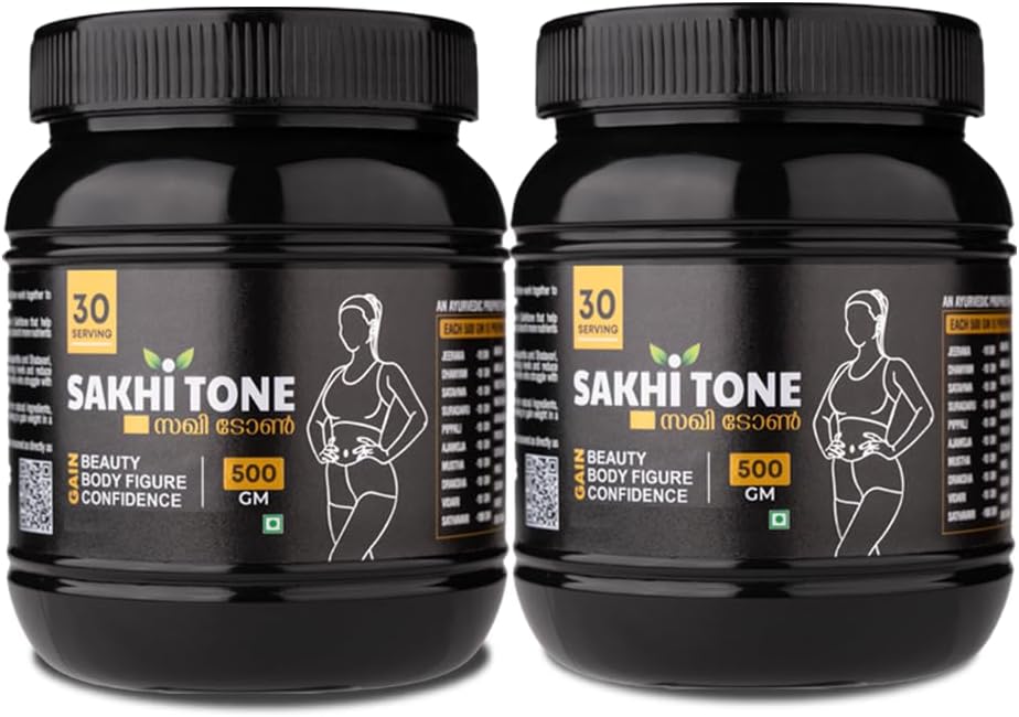 Sakhi Tone Ayurvedic Weight Gainer For Women With Natural Ingredients To Improve Physique By Boosting Muscle Mass, Stamina