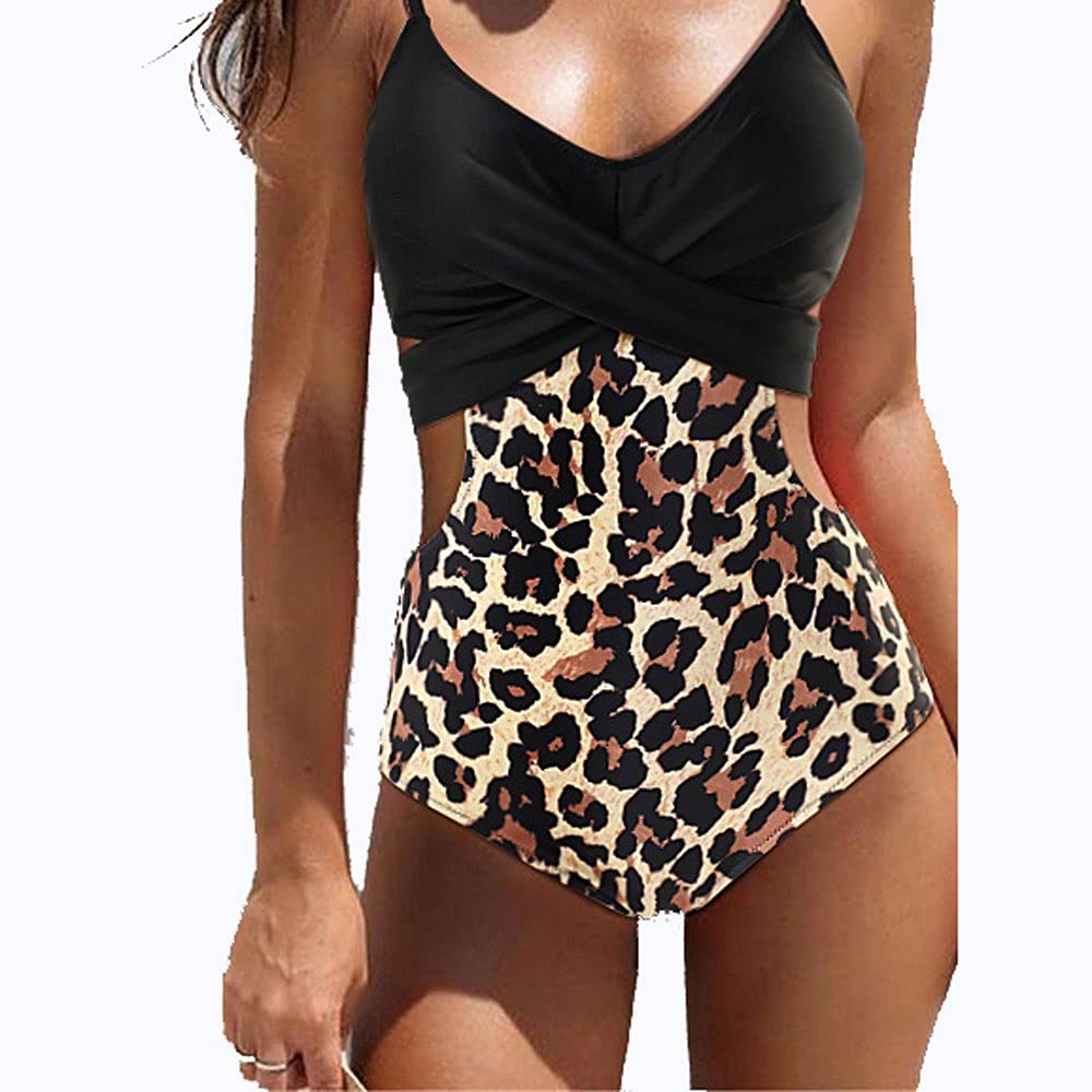 TUYYATUYYA Swimsuits for Women Sexy One Piece Swimsuit Women Push Up Bathing Suit Swimming Suit Plus Size Bodysuit Beachwear Solid Lady Swimwear (Size : X-Large)