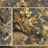 KAHZOR 12 Pezzi fogli di carta per scrapbooking e origami, capitolo retrò decoupage, decoupage kit, carta per decoupage per mobili, 15,2 x 15,2 cm