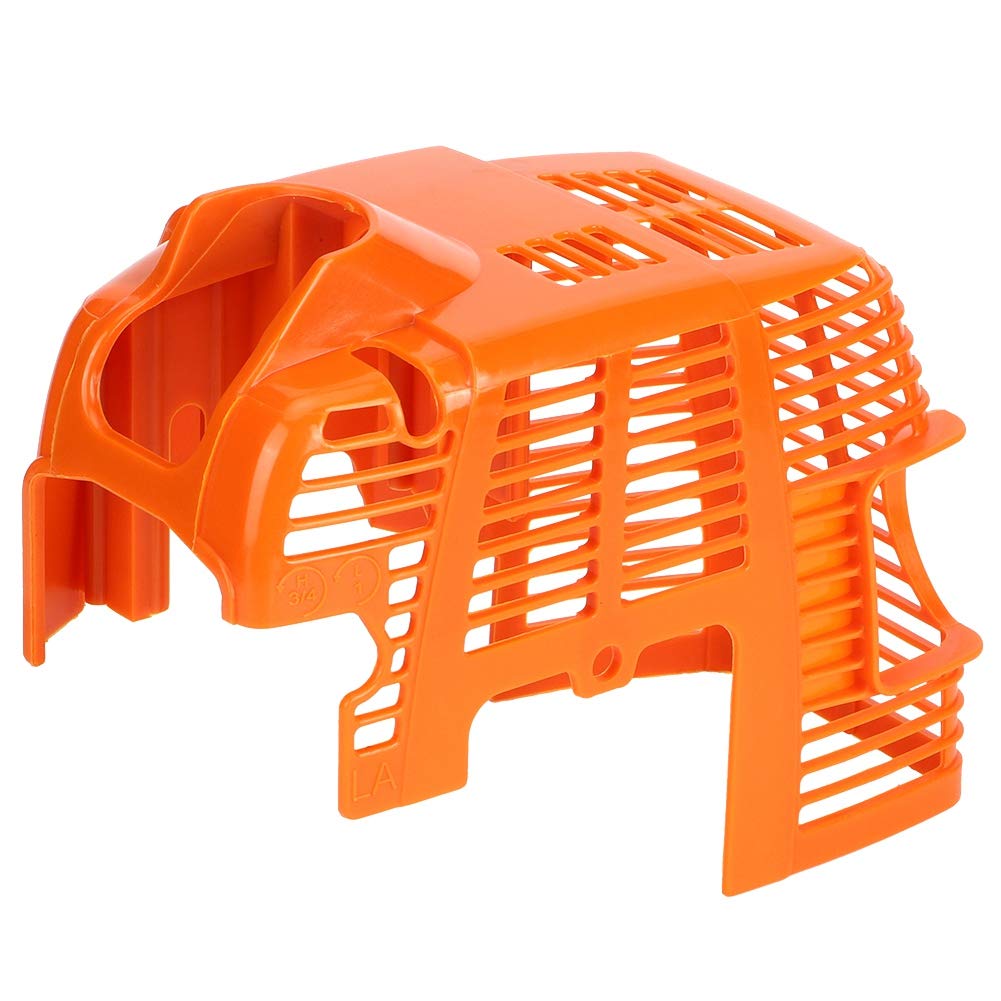 Fdit Langlebiger Fester Deckel Motorabdeckung ersetzt Original Standard Einfache Installation Passend für FS75 FS80 FS85 Trimmer Bürstenschneiderteile Orange
