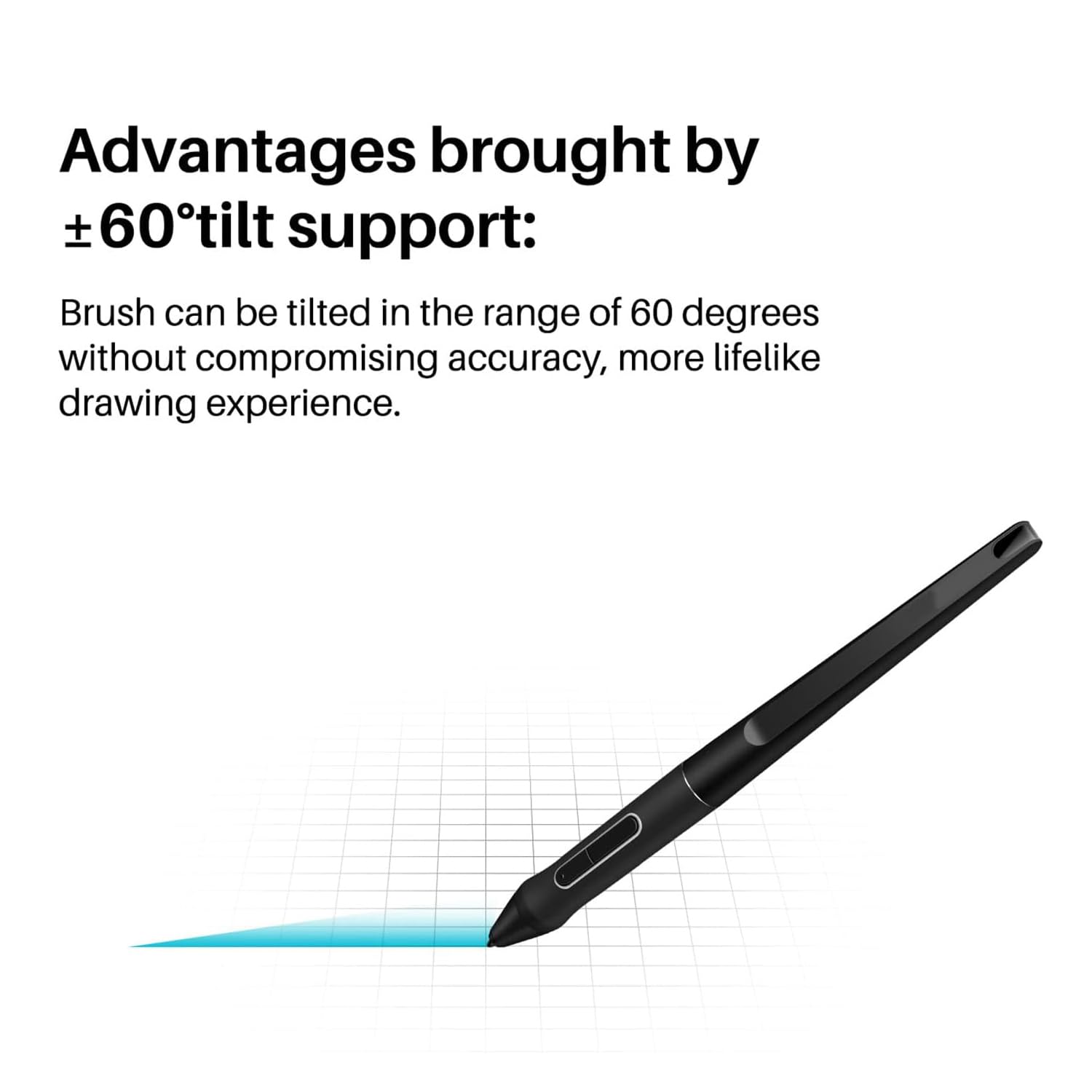 PW517 Stylet numérique avec 10 Pointes pour écran de Dessin Kamvas 13, Kamvas 22 Plus, Kamvas 22, Kamvas Pro 24, Stylet à Pression 8192 sans Batterie