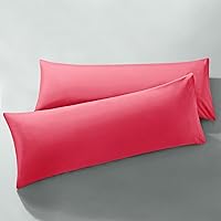 Vista 15 de MILVOWOC - Juego de 2 fundas de almohada de microfibra cepillada tamaño estándar, color naranja quemado, juego de fundas de almohada antideslizante