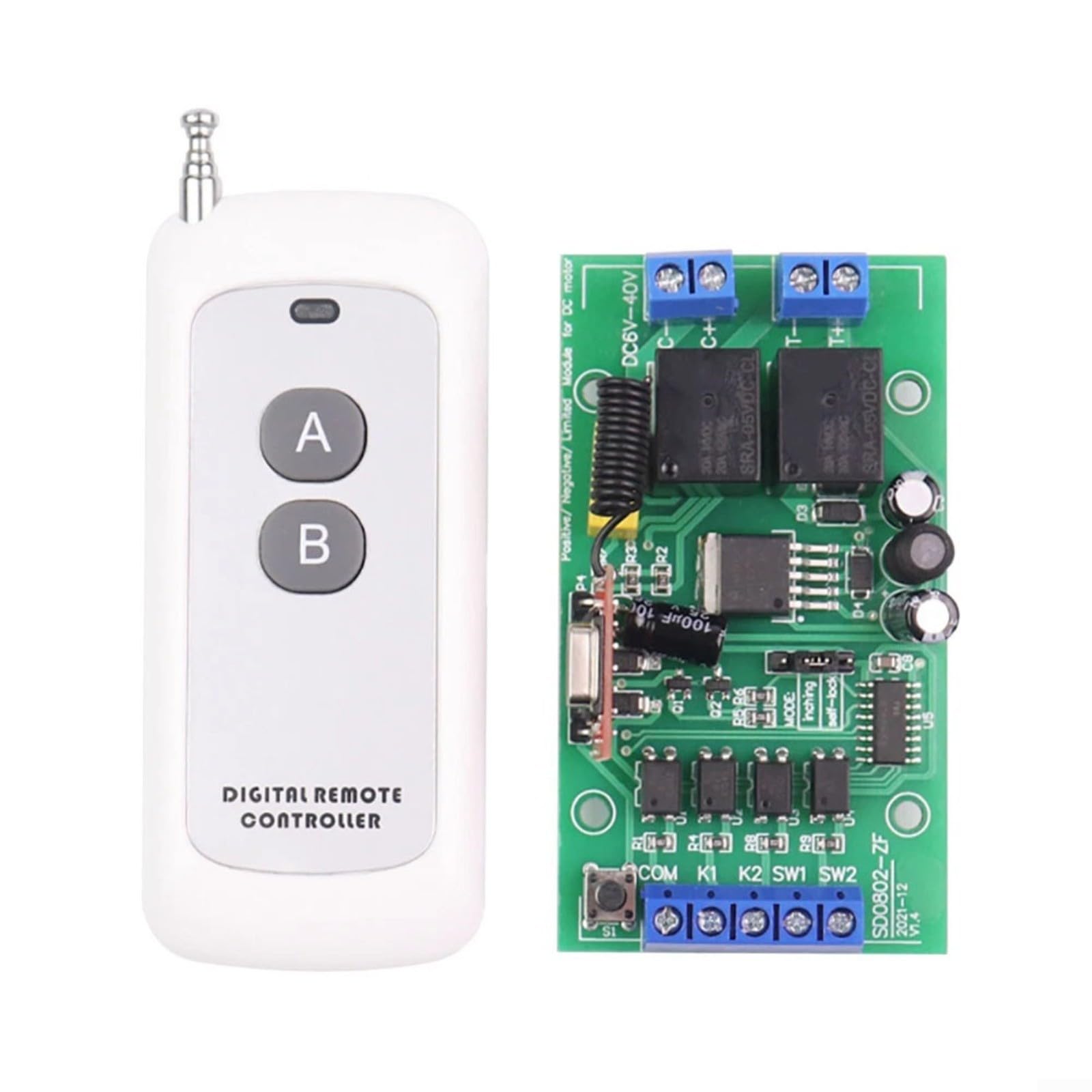 Módulo de control para motor CC 12V 24V 20A y automatización industrial