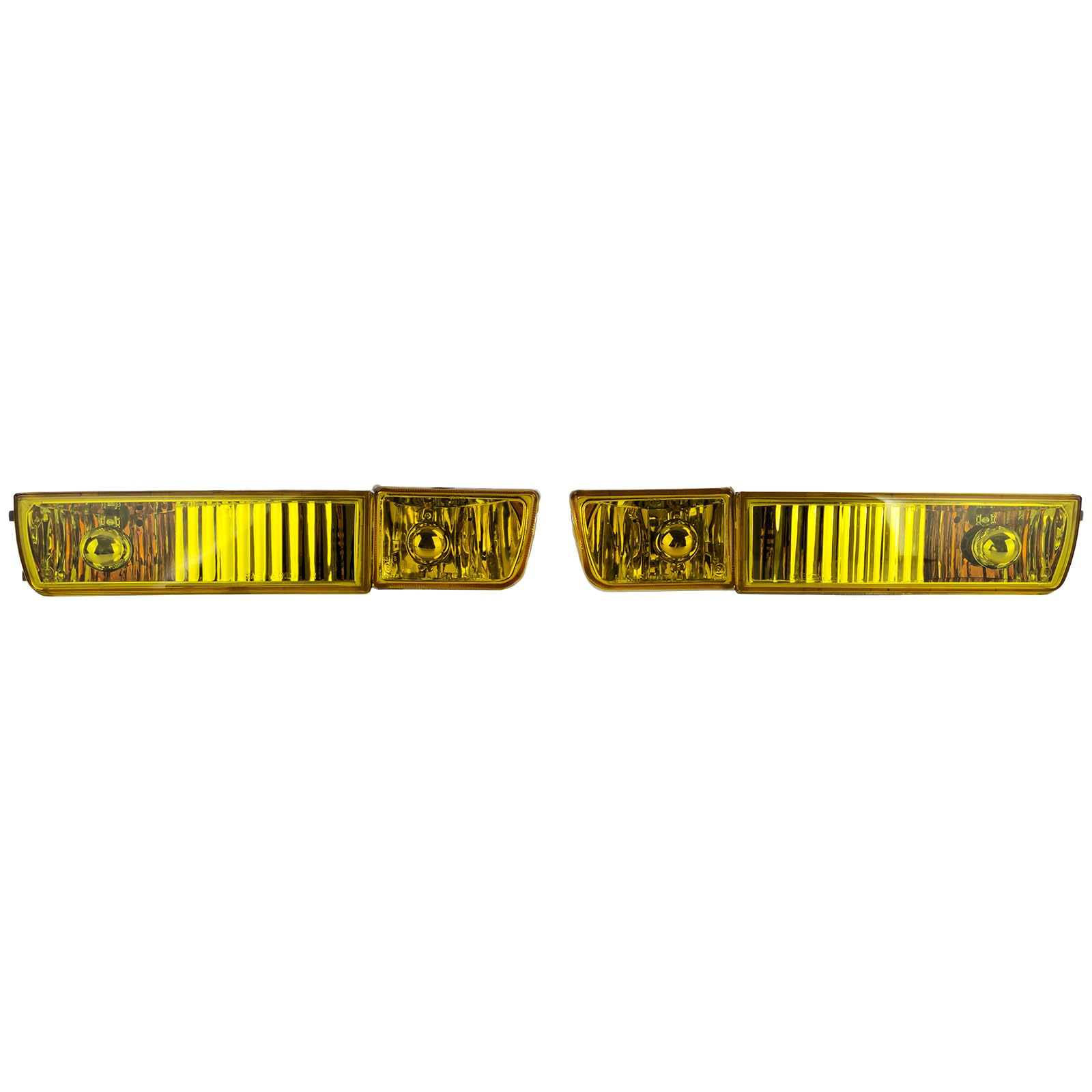 Klarglas Nebelscheinwerfer Set Gelb mit Blinker für VW Golf 3 91-97