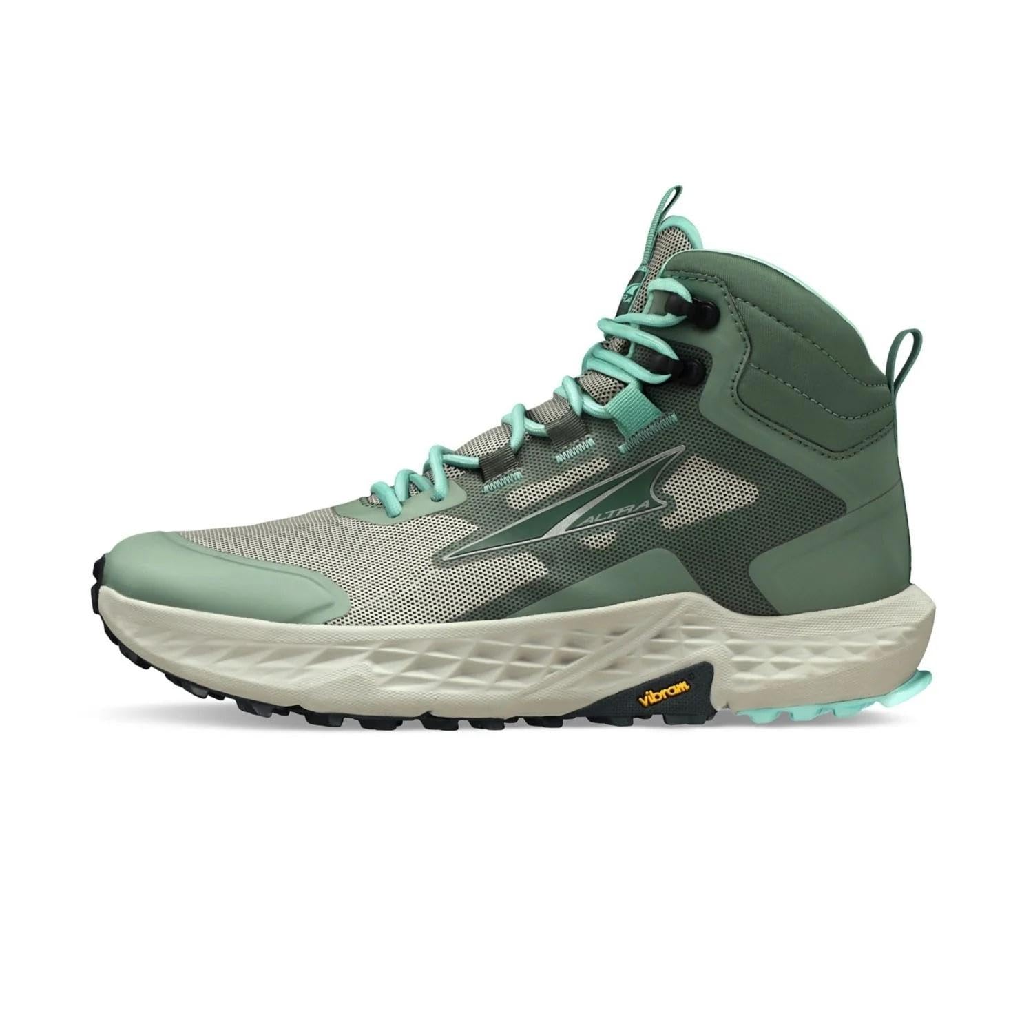 ALTRA Women's TIMP Hiker Hiking Shoe, Gray/Green, 9