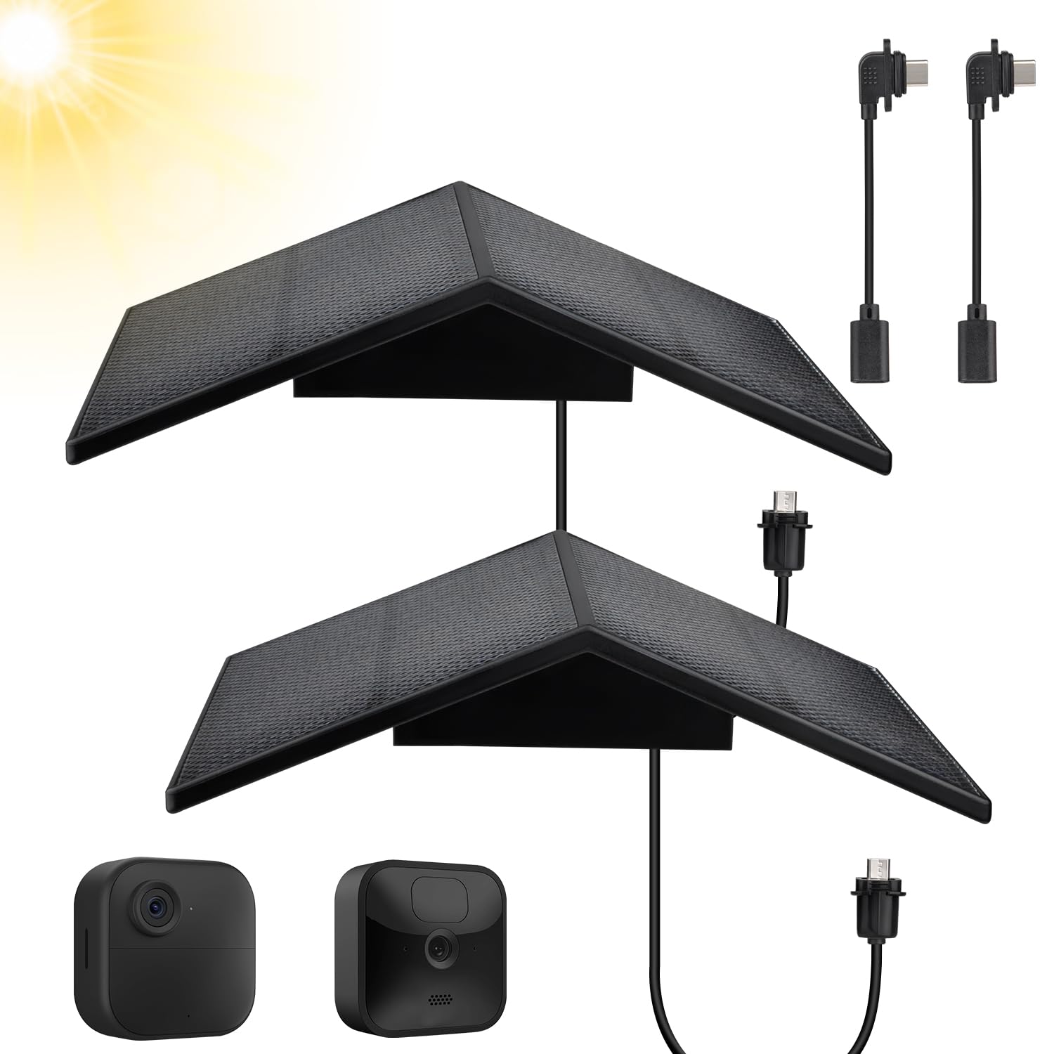 Amazon.com: 2pack Solar Panel for Blink Outdoor 4(4th Gen)/Blink