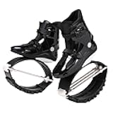 Kangaroo Jump Shoes Unisex High Bounce Moon Shoes, Fitness Workout Training Running Boots 30-38 EU Load 20-70 Kg