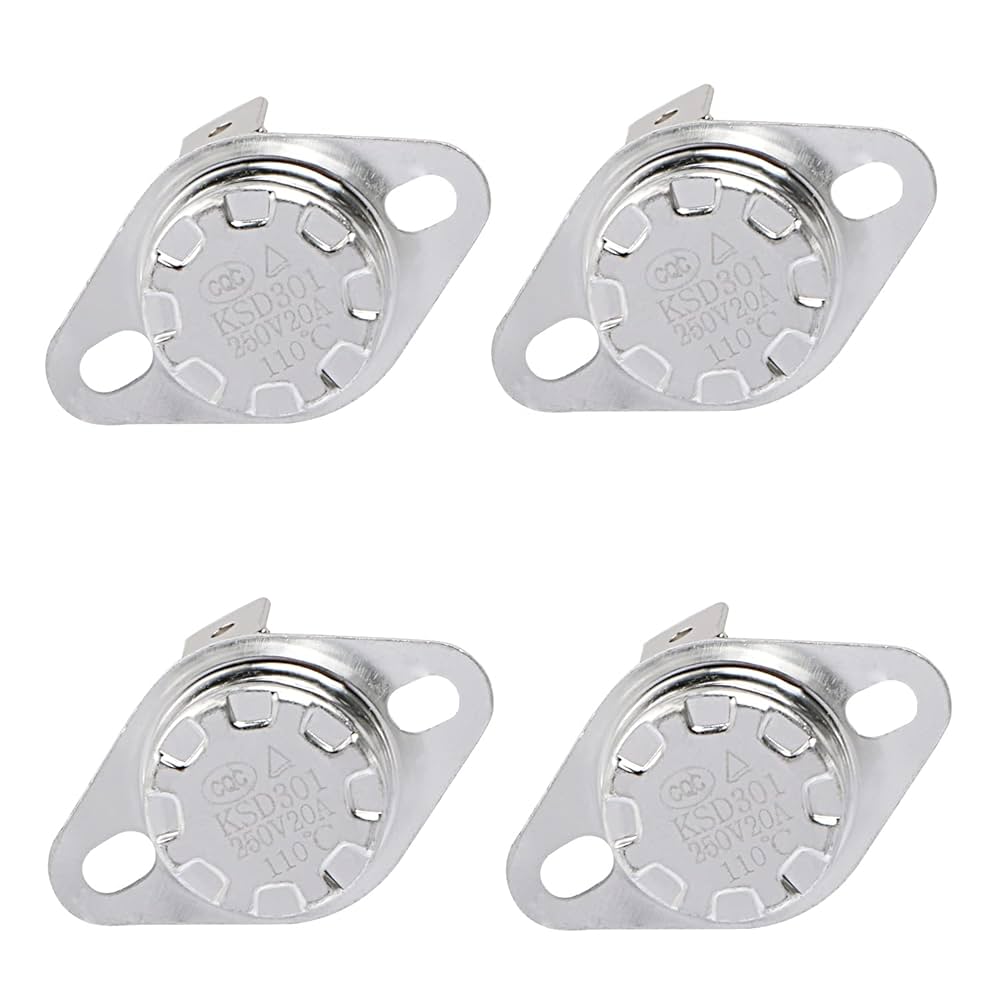 Aopin熱制御スイッチKSD301通常閉鎖NC 155度250V高電流20A Amazon | Aopin熱制御スイッチKSD301通常閉鎖NC 110度250V高電流