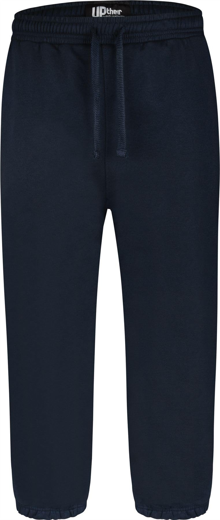 Uptheir Mens Basic Premium Zip Pocket Cuffed Joggers - Blue - 5XL-L