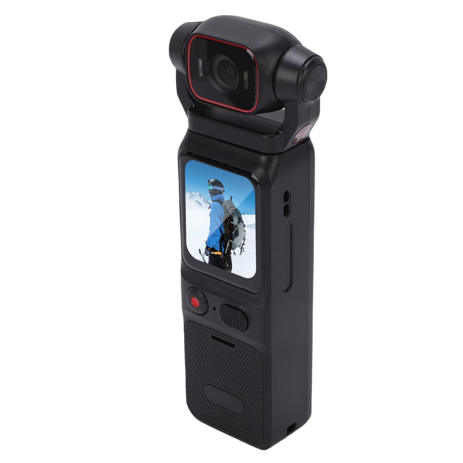 Amazon | GOWENIC 4Kハンドヘルドビデオカメラ、180回転ヘッド付きHD