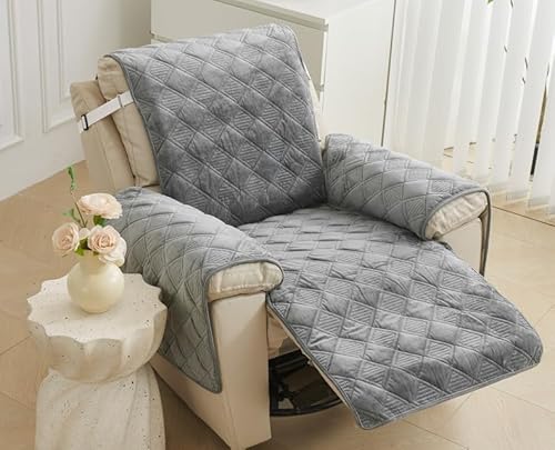 WYJHNLBEDC Funda de sillón para sillón de televisión, manta protectora de terciopelo para sillón de masaje/sillón de relax con función reclinable/sillón de televisión/tumbona de relajación/sala de