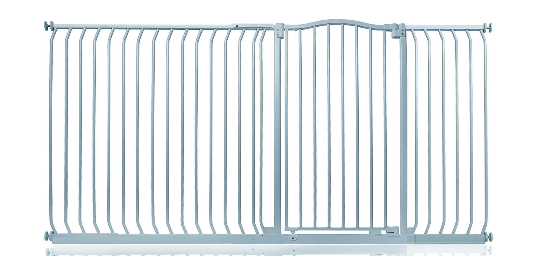 Safetots Extra Tall Curved Top Safety Gate, 116cm - 125cm, Matt Black, Extra Tall 100cm in Height, Pressure Fit Stair Gate, Baby Gate for Doors Hallways and Spaces, Safety Barrier, Easy Installation — view 72