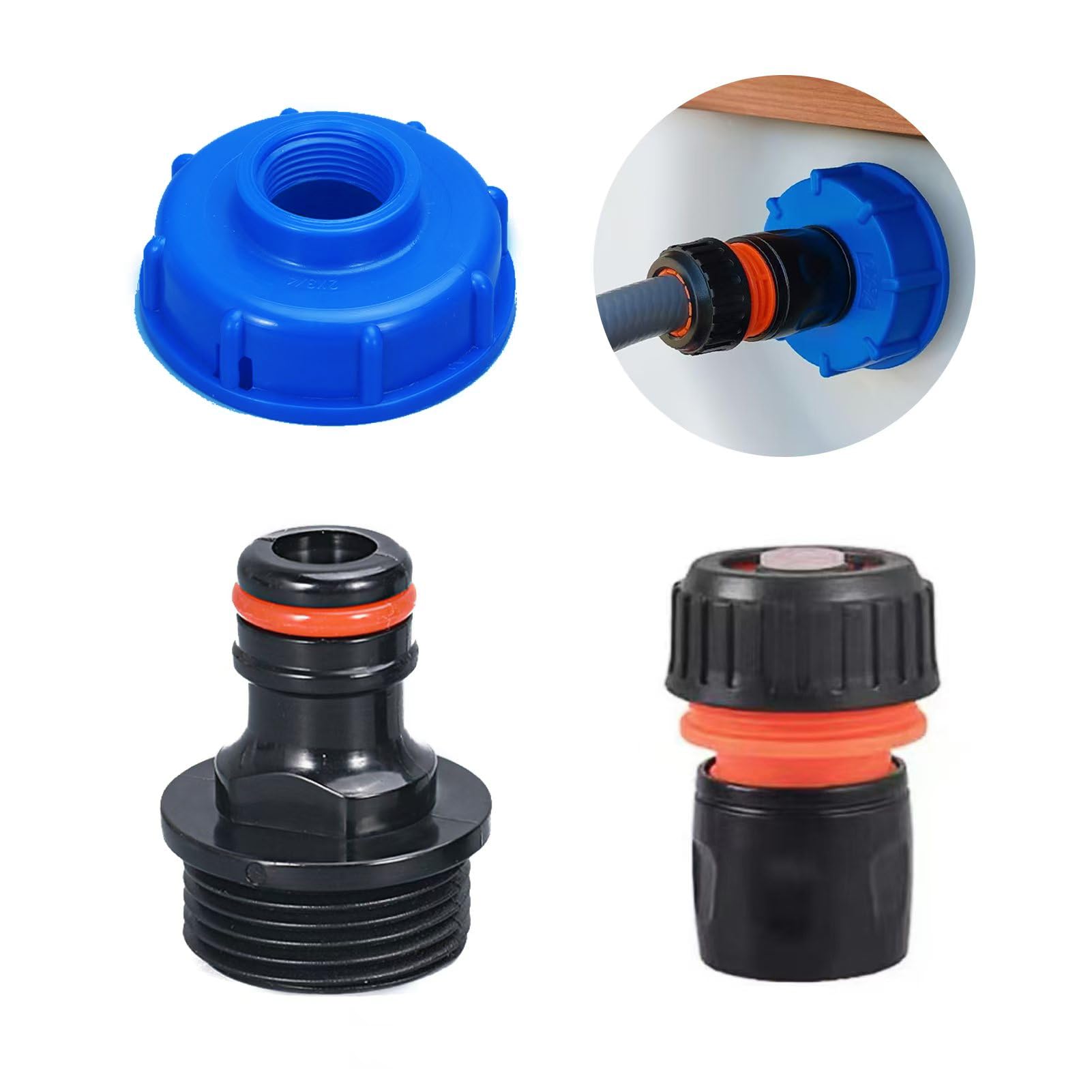 Adapter do napełniania zbiornika na wodę, akcesoria do przyłącza wody do kampera i przyczepy kempingowej, adapter do napełniania pasuje do samochodów kempingowych Gardena