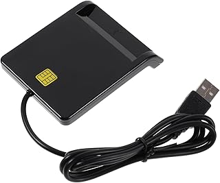 SOLUSTRE Id Card Reader Smart Card Reader Device Cards Reader Multi-Card Reading Device Portable Card Reader Portable USB Reader
