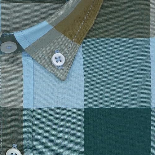 Image of GHPC 100% Cotton Big /Buffalo Checks Full Sleeves Regular Fit Formal Shirt for Men
