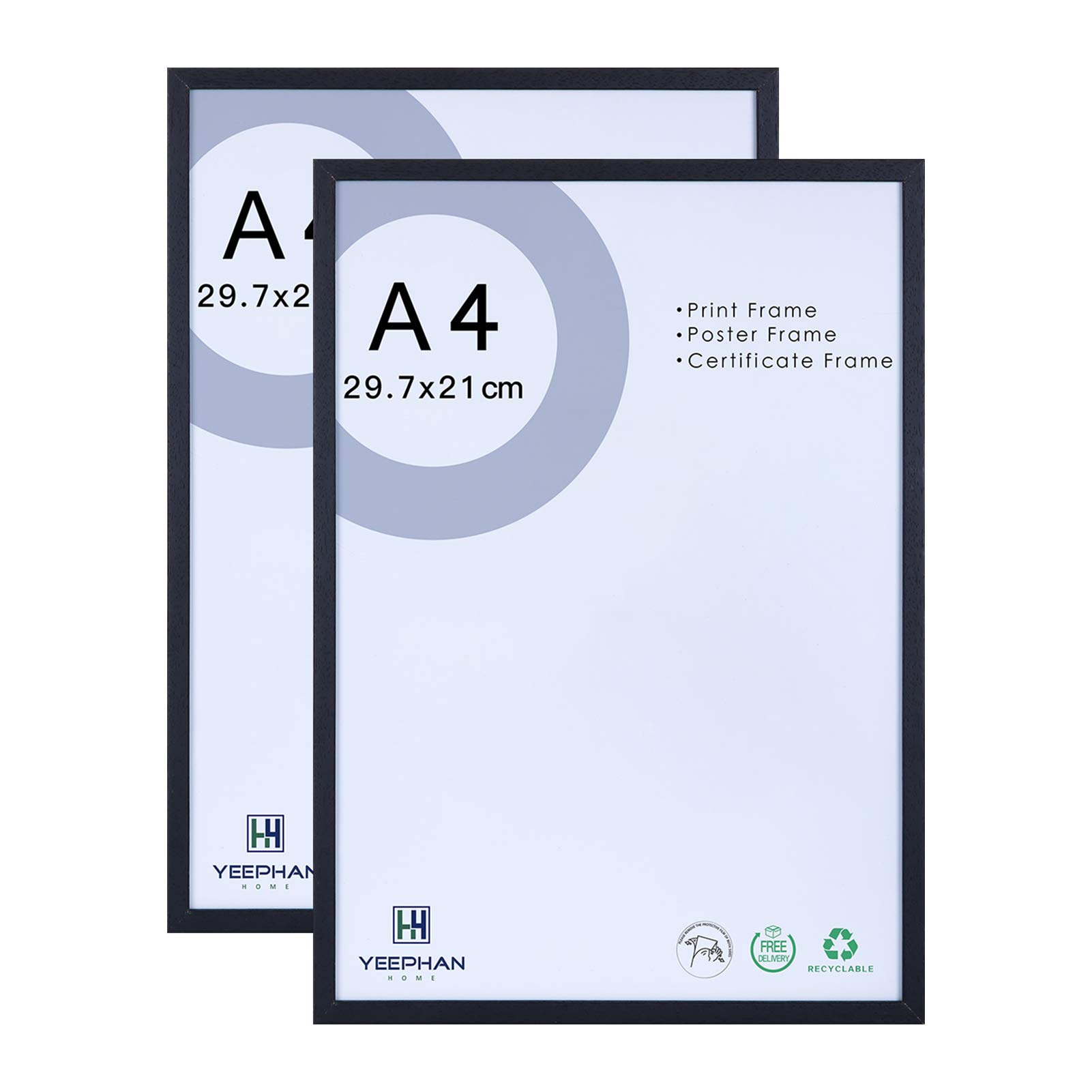 Buy A4 Certificate Photo Frame Made of Solid Wood with Perspex Safety