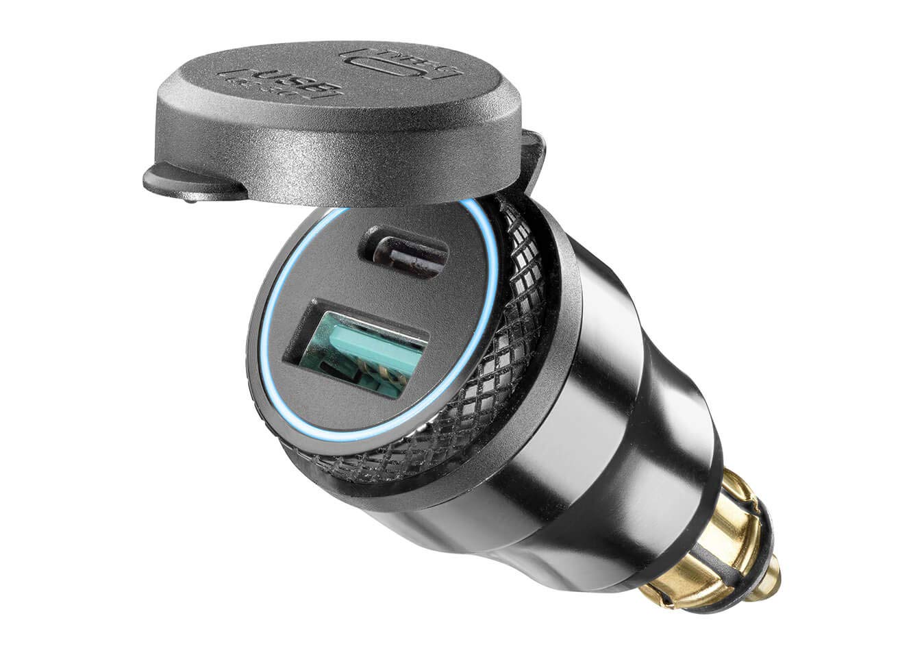 INTERPHONE CELLULARLINE USB Adapter+TYPEC for DIN Socket