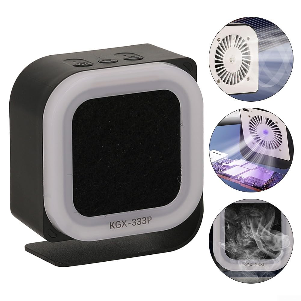 Extracteur de vapeur de soudure 3 en 1 avec lampe UV et filtre à charbon, ventilateur moteur sans balais 15 000 tr/min pour réparation de puce de téléphone, outil de refroidissement absorbeur de fumée