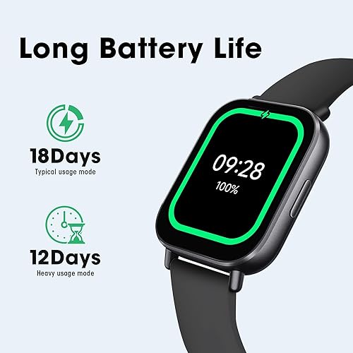 Miniatura 6 de Xiaomi Redmi 5 Active Smart Watch, reloj contador de pasos para mujeres y hombres con pantalla LCD grande de 2", 140 modos deportivos, resistente al