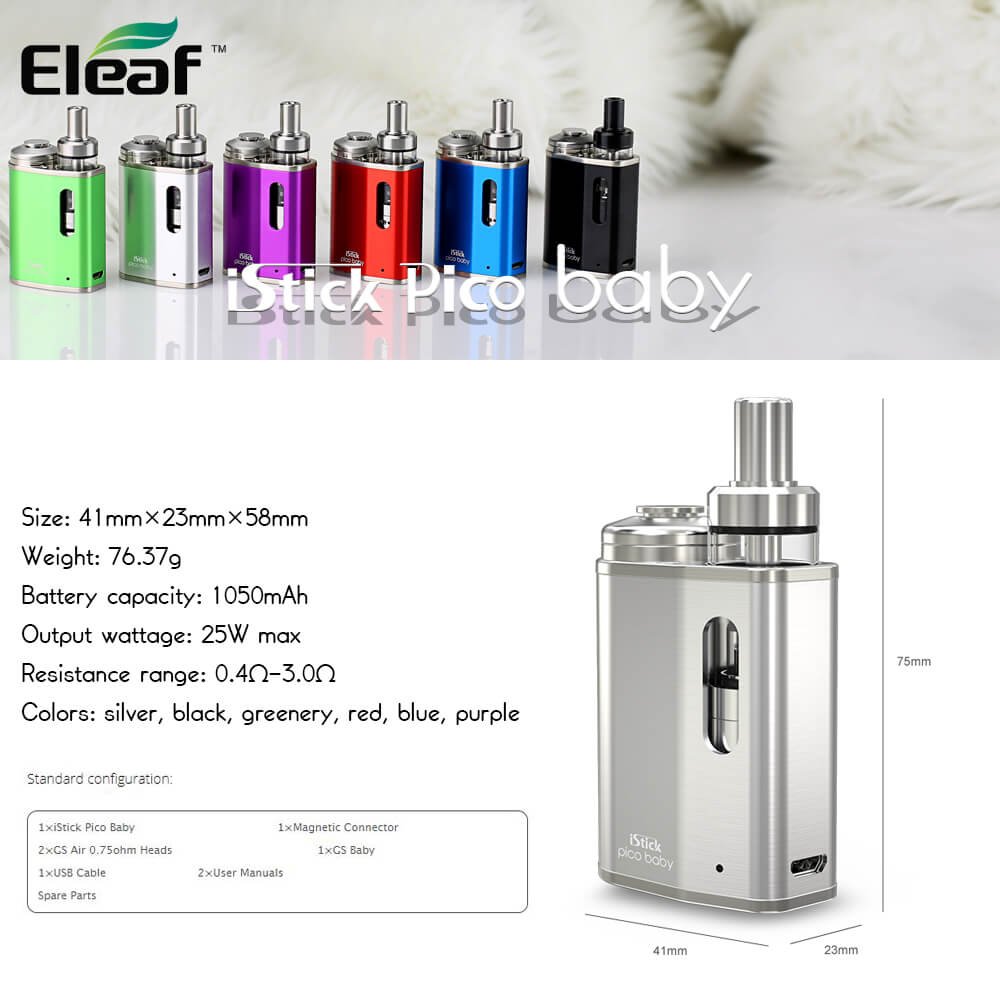 Amazon | 電子タバコ スターターキット Eleaf istick PICO BABY