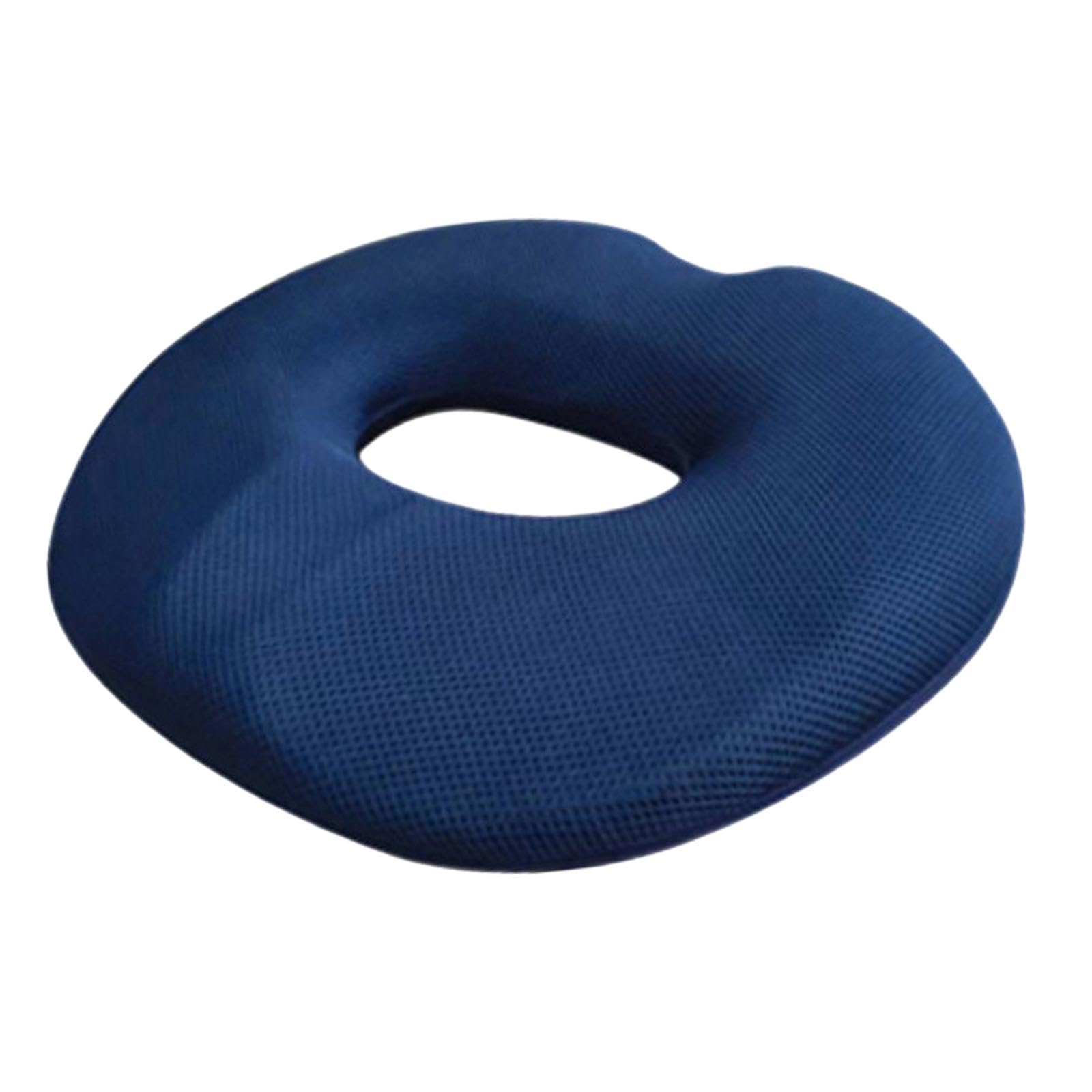 F Fityle Cuscino Ortopedico Schiuma Memoria Sedia Cuscino Anello Seduta Antidolorifico Antiscivolo Traspirante Rivestimento Rimovibile Adatto per, Donne della Marina