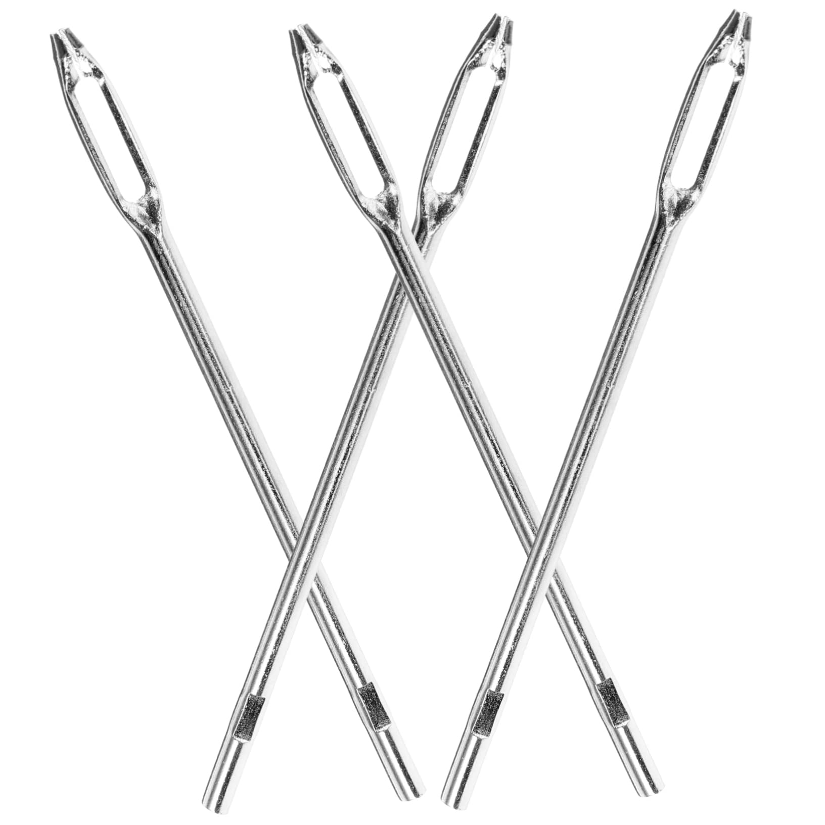 OUNONA 4Pcs Tire Plug Repair Kit Durable Automotive Tire Repair Tools with Split Eye Needles for Quick Puncture Fixing for Cars Bikes and Repairs