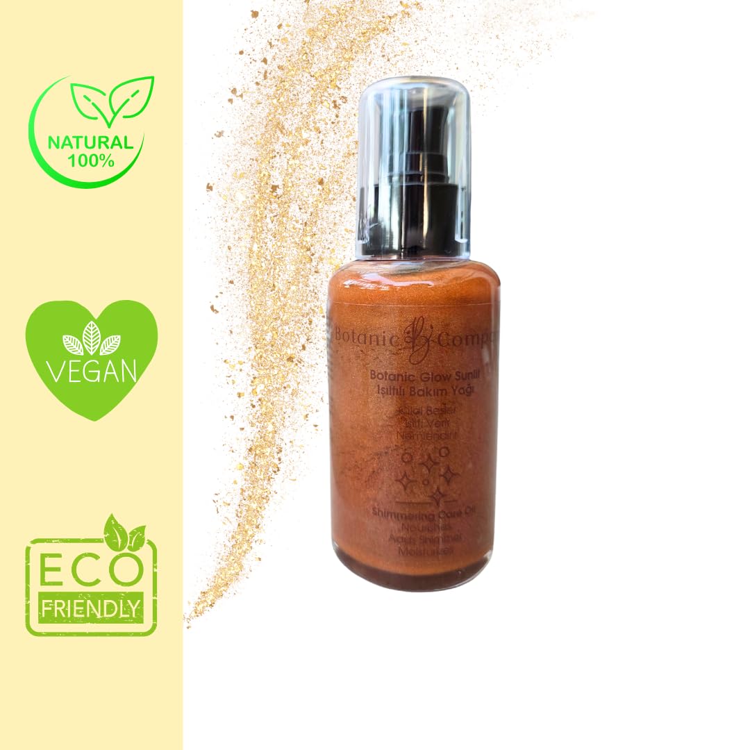 Botanic Company Botanic Glow Sunlit Işıltılı Vücut Bakım Yağı-Doğal Bakım Yağı