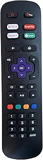 New Replacement Hisense Roku Remote Control fit for R43B7120UK R50B7120UK R55B7120UK R65B7120UK Hisense Roku TV B7120 - No Setup Required