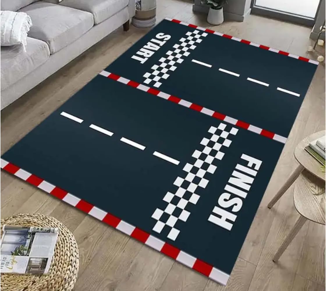 Alfombra De Estampado Artístico De Carreras Para Toda La Familia Alfombra Alfombra Absorbente Decoración Del Hogar Alfombras De Bañomat Alfombra De Entrada Lavable Antideslizante 80X150Cm