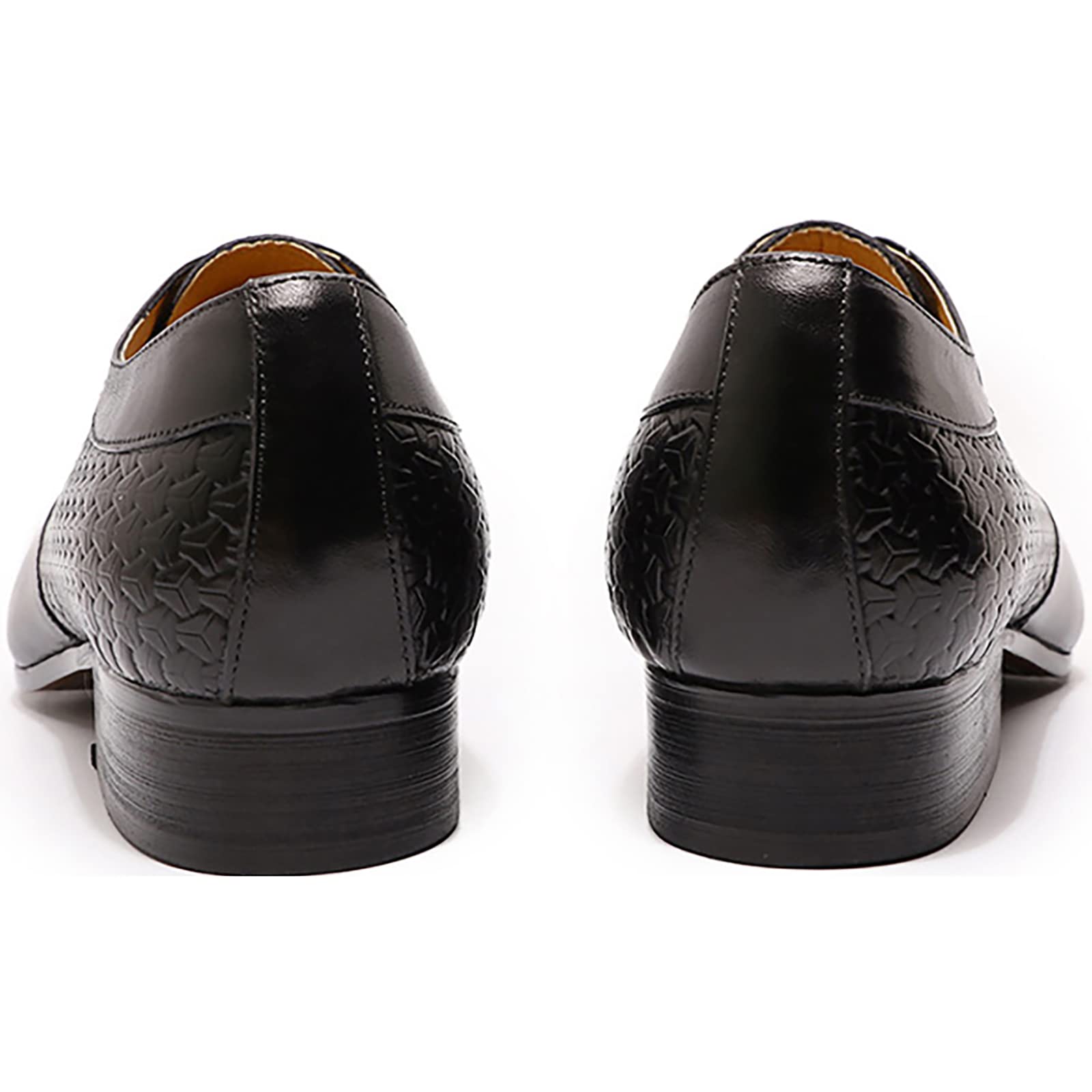 Chaussures Oxford Classiques Pour Hommes Rimhold - Cuir Verni, Semelle Antidérapante, Pour Mariage, Bureau, Occasions Formelles