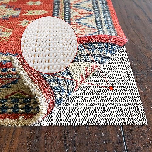 Rug Gripper Non-Slip Rug Pad U-HOOME Non-Slip Area Rug Pad Slip and Skid Resistant Pads for Hard Floors Under Carpet Mat Cushion Rug Pads Protective Cushioning Pad for Hardwood Floors (200 x 200 cm)