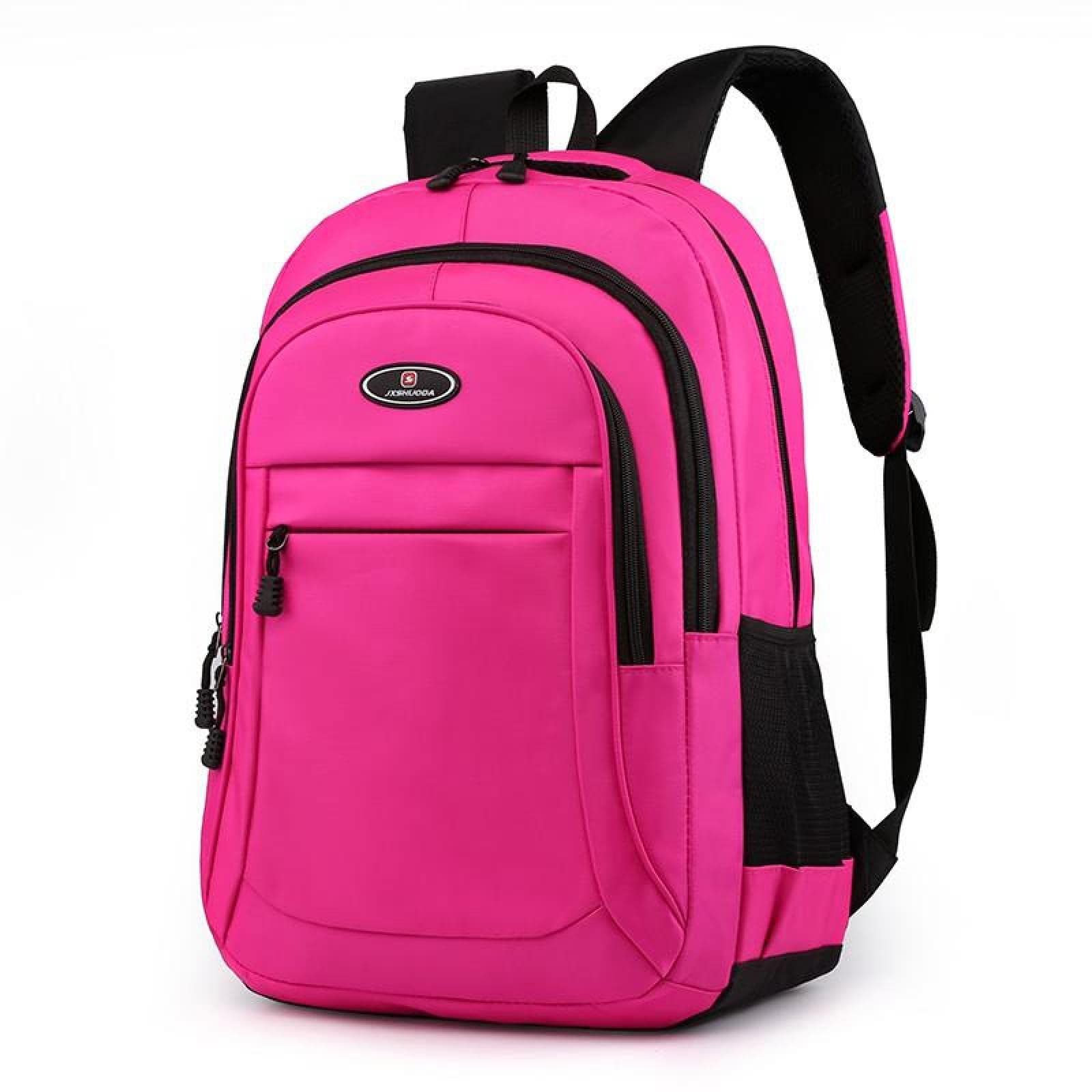 Plecak moda męski plecak komputer biznes torby na ramię męskie podróż wypoczynek student laptop plecak torby szkolne chłopiec, różowy