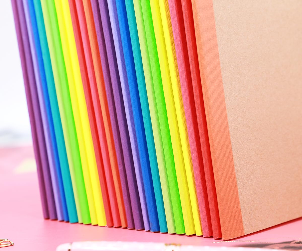 Notizbücher, A5, liniert, Tagebuch, Tagebuch, mit dickem Papier, 60 Seiten, 30 Blatt, 21,1 x 14 cm, 48 Stück