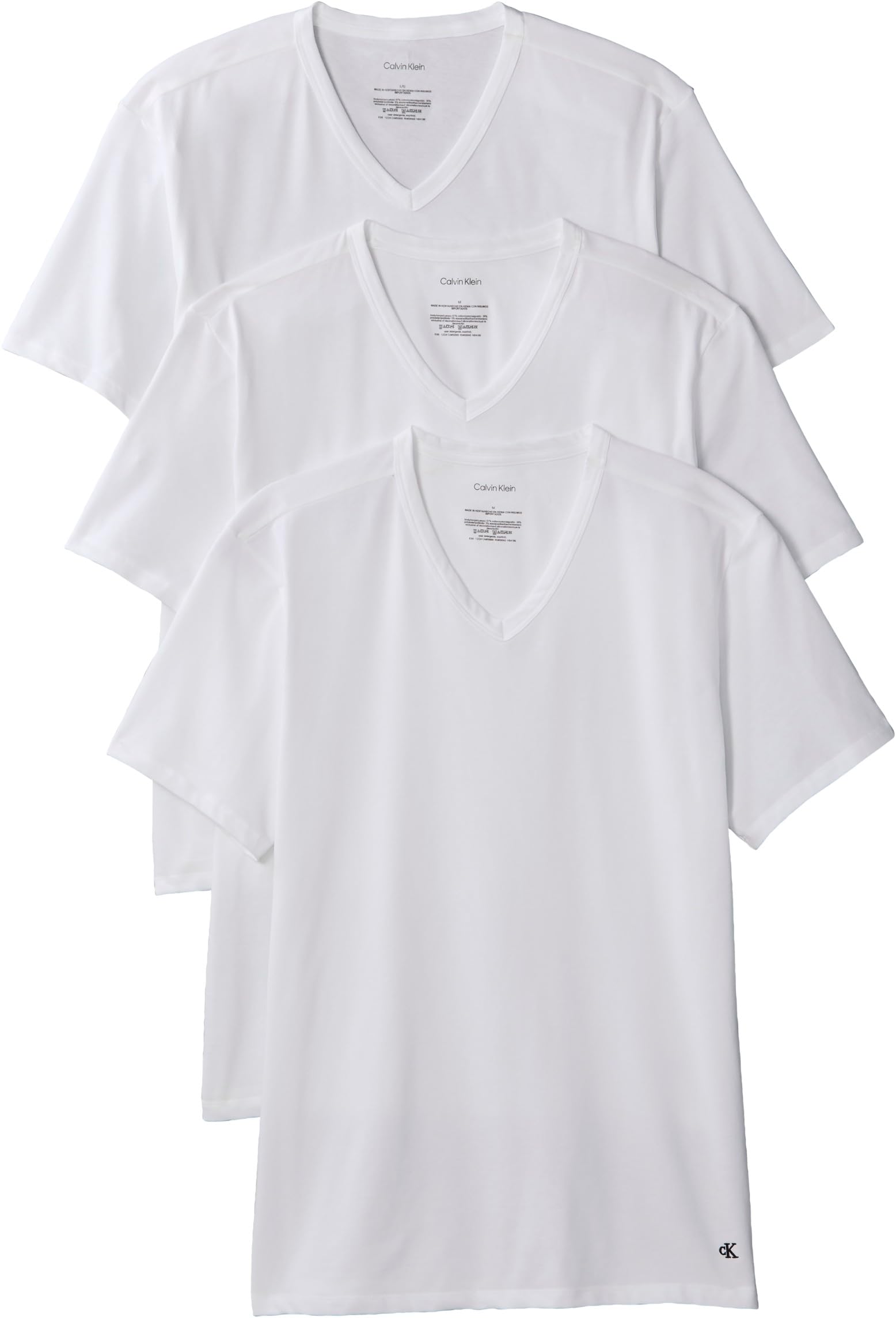S/S V NECK 3PK Tişört Erkek