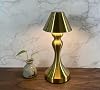 Coverzone Decorative Table Lamp, Dimmable 3 Different Tone LED Romantic, Rechargeable Touch Small, Bedside Nightstand for Bedroom Bar Restaurant Thin Waisted [Energy Class A]