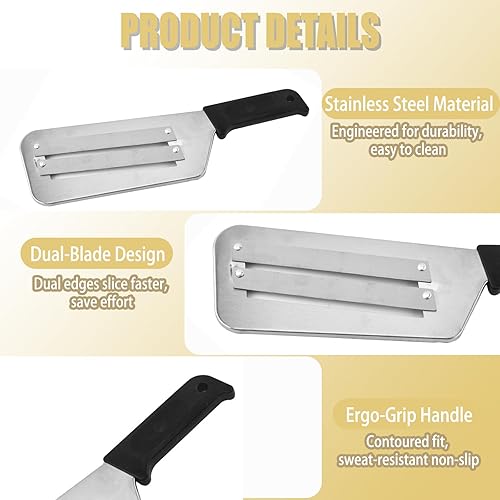 Miniatura 3 de Trituradora de repollo, picadora de verduras de repollo, pelador de lechuga, trituradora de mano para cocina