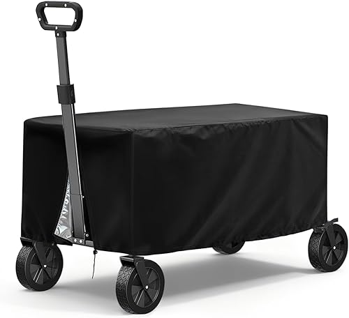 TheElves Funda plegable para carrito de jardín, resistente al agua, resistente al viento, a prueba de polvo, resistente a los rayos UV, para