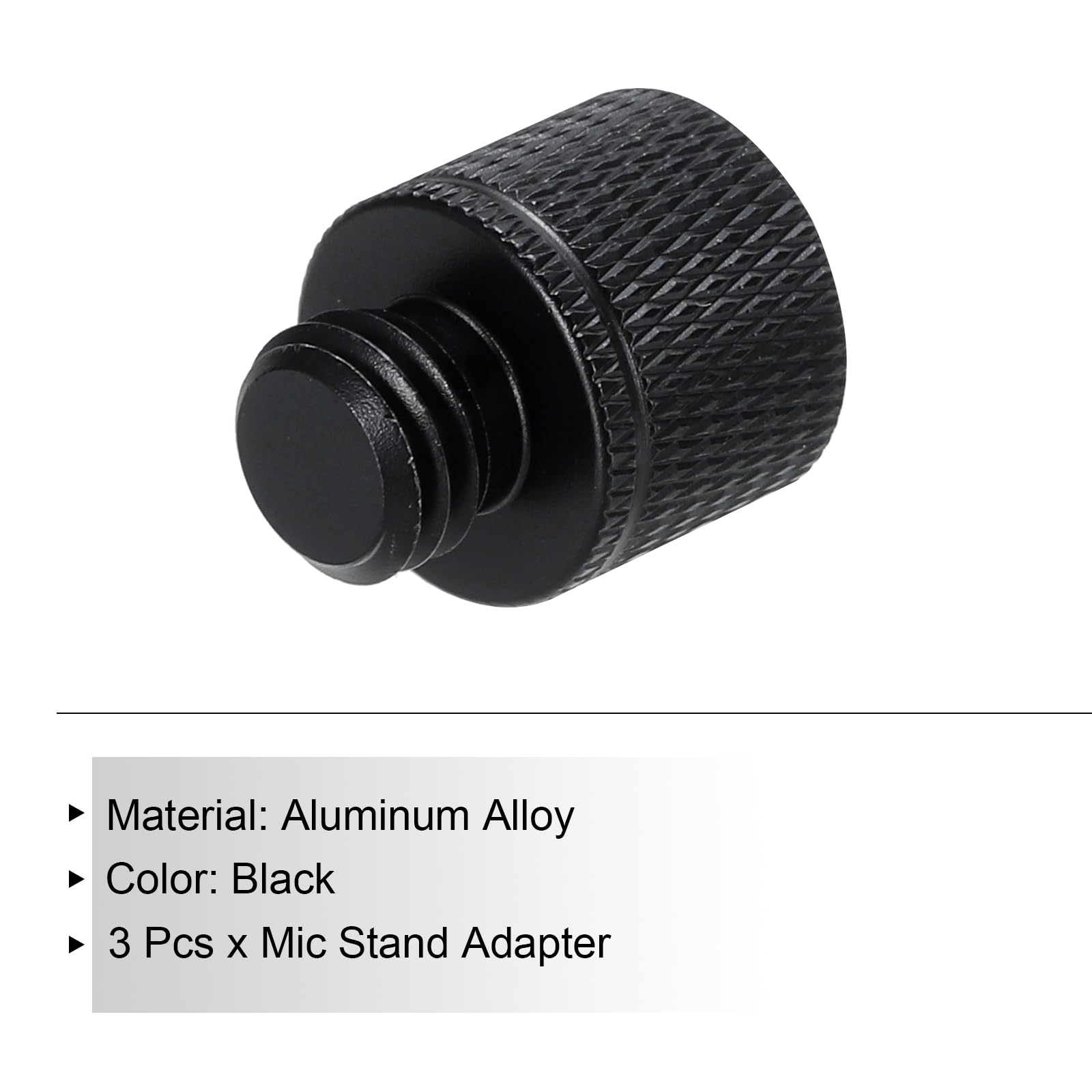 Adattatore Per Microfono 5 Pezzi - Da 1/4" Femmina A M10 Maschio, Lega Alluminio - Foto 9