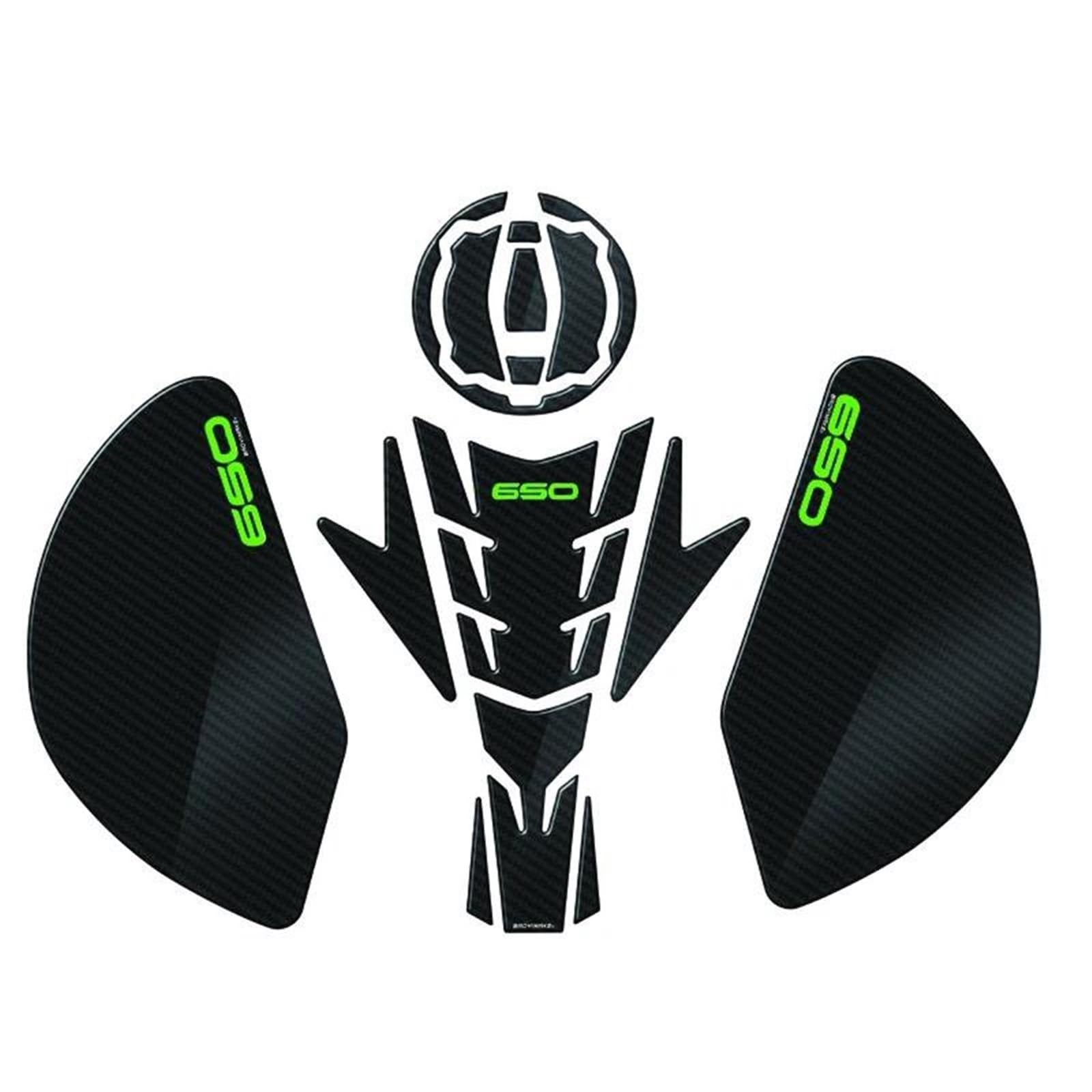 Motorcycle Tank Pad Sticker Decal Gas Traction Side for Kawasaki for Z650 for Z 650 for Ninja 2017 Tank Sticker(Color9)
