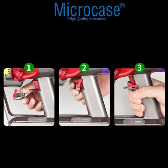 Microcase Dyson V15 V11 V10 V8 V7 V6 için Tetik/Güç Düğmesi Kilidi -AL4798