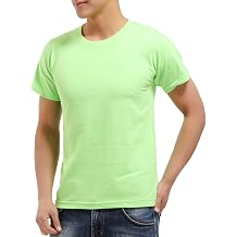 Men's Solid Colour Basic T-Shirt Short Sleeve Short-Sleeved Cotton T-Shirt Summer Beach T-Shirt Slim Fit