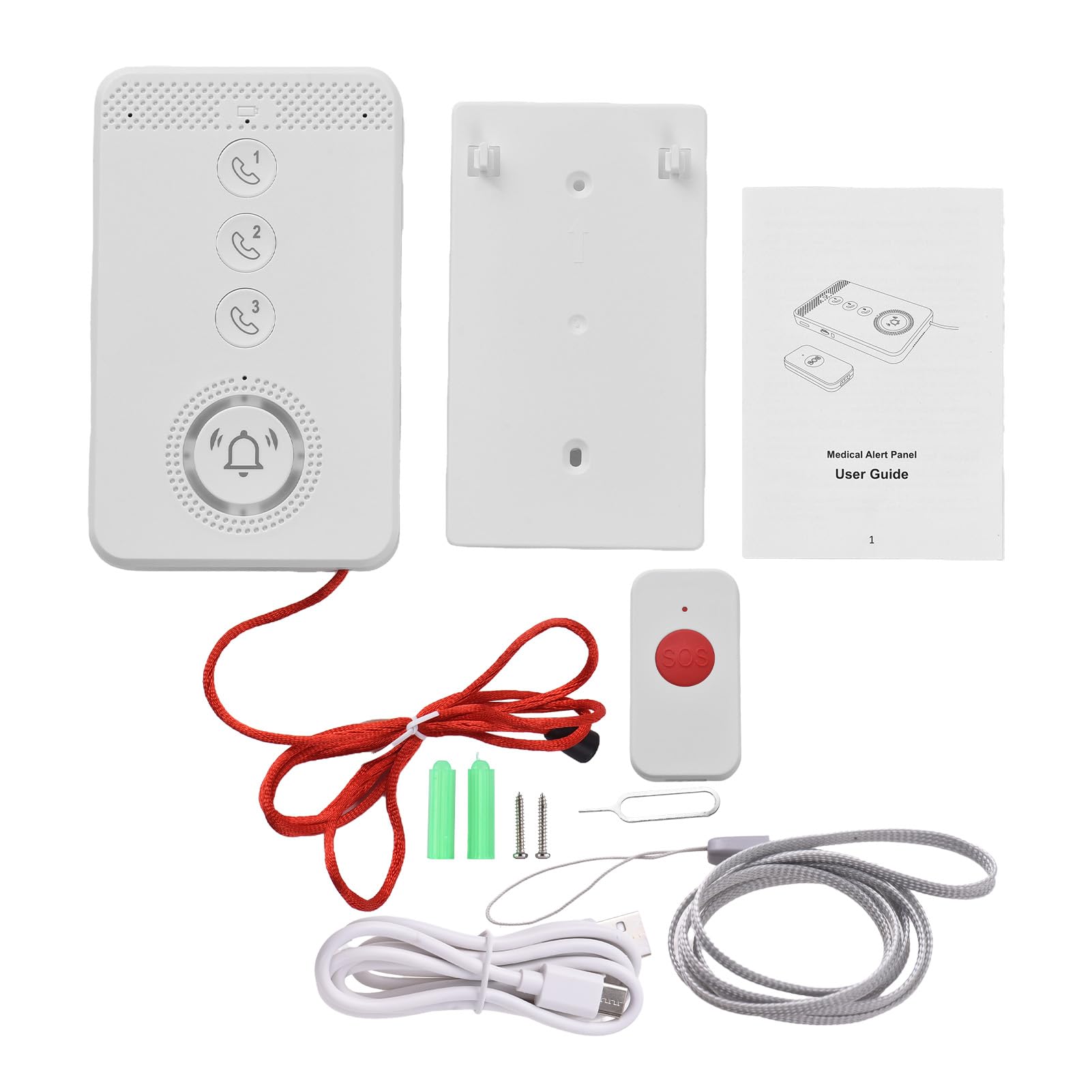 Swokely Alarm Emergency SOS Emergency Button Alert 4G Voice Distress Alarm