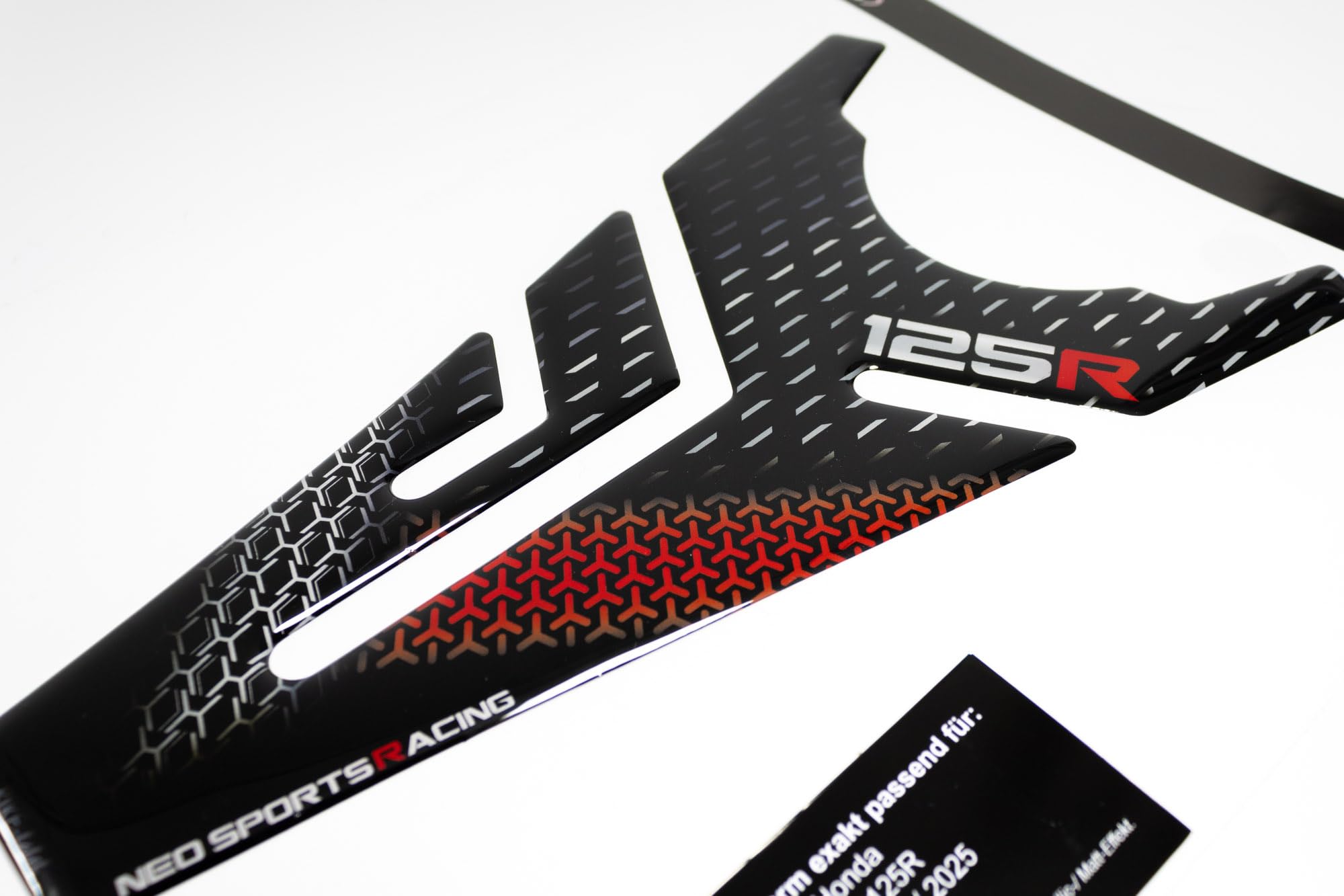 Protège-réservoir 3D Tankpad pour moto, compatible Honda CB125R Rouge X510004VA