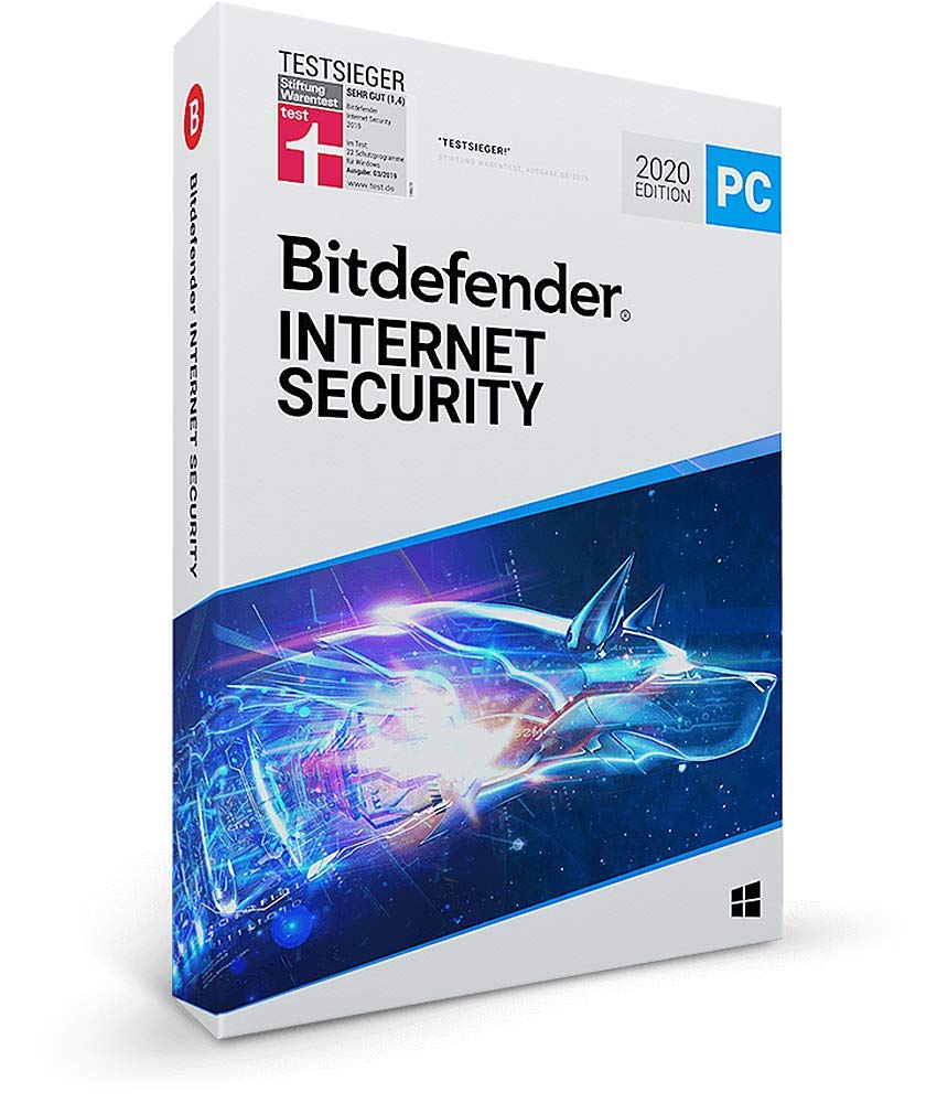 Bitdefender Internet Security 2020 – 1 PC | 1 Jahr / 365 Tage (Windows) - Aktivierungscode & Installationsanleitung (bumps packaged)