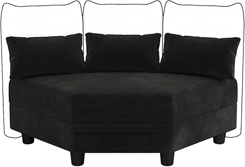 Miniatura 23 de LLappuil Reposabrazos/respaldo para sofá modular modular, personaliza sofás con ángulo ajustable, color caqui Tool Free Assembly, Flexible Layouts