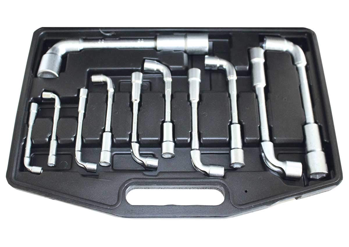 OC-​PRO Coffret Jeu de 11 Clés à Pipe Débouchées DIY de 6 à 22 mm