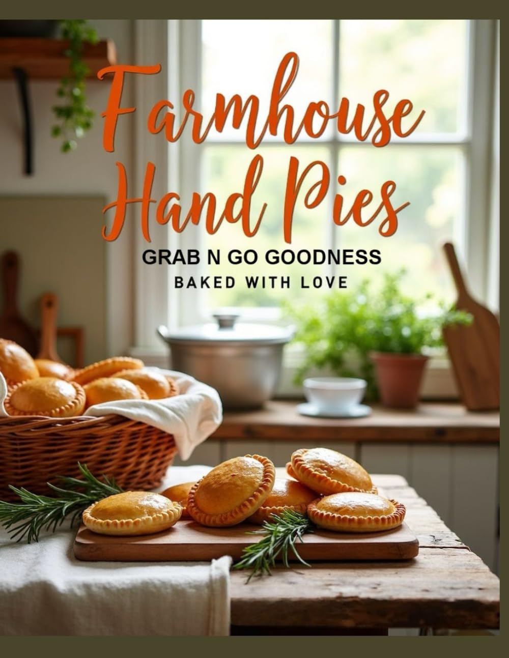 Farmhouse Hand Pies - Grab-and-Go Goodness Cookbook: 83 Recipes - Savory Hearty Meals and Fruity Dessert Hand Pie Recipes