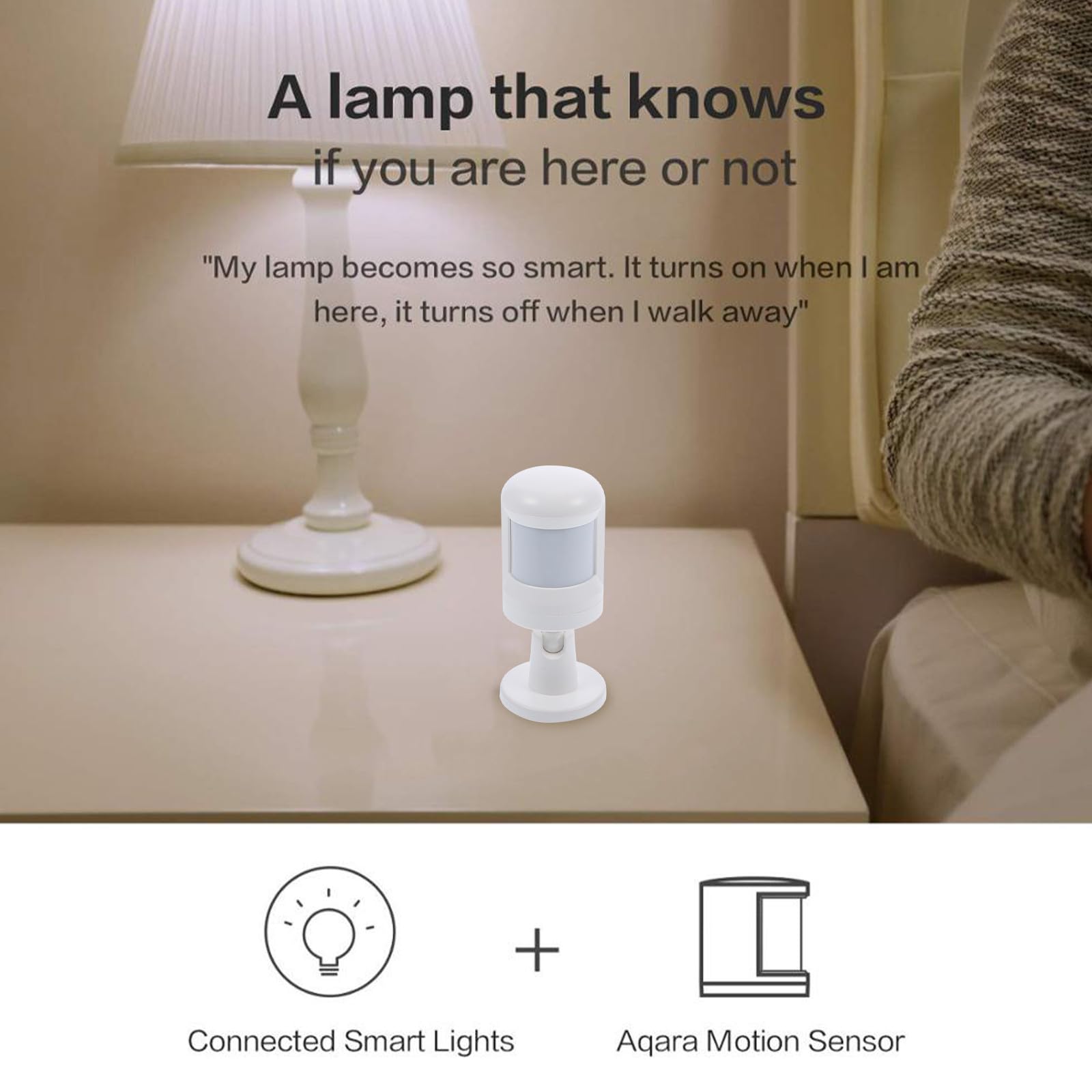 VALICLUD Funk-bewegungsmelder Außen Weiß mit Weitwinkel Infrarotsensor und Drehbarem Vollwinkel Design für Smartes Zuhause und Präzise Bewegungserkennung