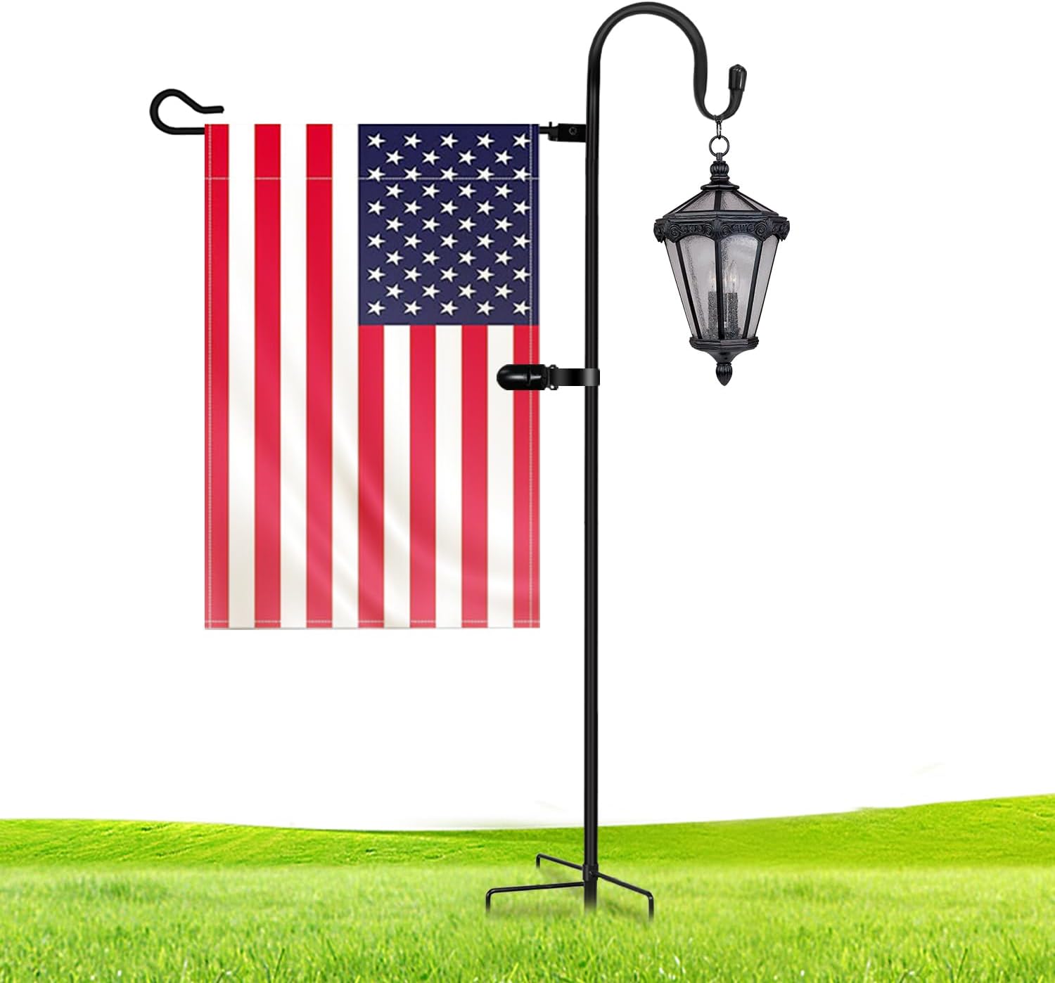POKUULA 36Inch HeavyDuty Garden Flag Holder Stand with 0